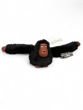 Kipling Keychain Black Monkey Davina NWT